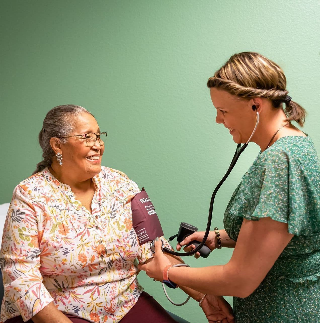 An Impact Family Wellness provider with a patient